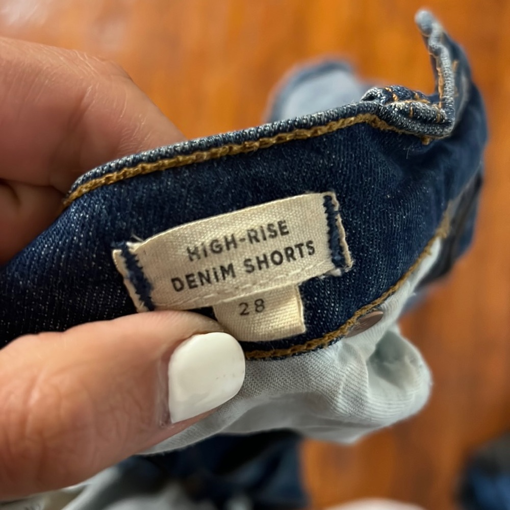 Madewell jean shorts